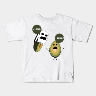 Scary Ghost: a-BOO-cado! Edition Kids T-Shirt